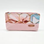 Elegance Női Hátitáska és Pénztárca Szett (Türkisz-rózsaszín)