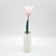 Illatos Kézműves Tulipán (Rózsaszín pöttyös, sötét levél)