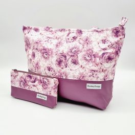   Harmony Női Válltáska és Pénztárca Szett (Mályva rózsás)