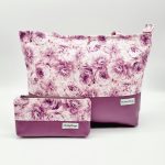 Harmony Női Válltáska és Pénztárca Szett (Mályva rózsás)