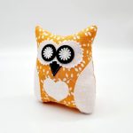 Bagoly Levendulás Álompárna (Narancs szíves)