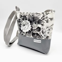 Lovely Női Oldaltáska (Szürke virágos)