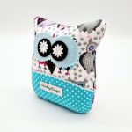 Bagoly Levendulás Álompárna (Világos türkisz baglyos)