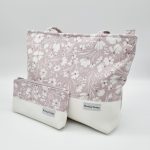 Harmony Női Válltáska és Pénztárca Szett (Halvány lila)