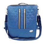 Elegance Női Hátitáska és Válltáska (Kék steppelt)