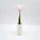 Illatos Kézműves Tulipán (Rózsaszín pöttyös, mintás levél)