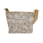 Beauty Női Oldaltáska (Krém virágos)