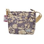 Beauty Női Oldaltáska (Barna virágos)