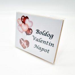 Fa Hűtőmágnes (Boldog Valentin napot)