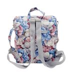 Elegance Női Hátitáska és Válltáska (Színes virágos)