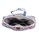 Elegance Női Hátitáska és Válltáska (Színes virágos)