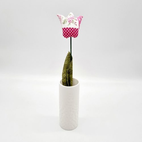 Illatos Kézműves Tulipán (Pink pöttyös)