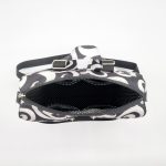 Elegance Női Hátitáska és Pénztárca Szett (Fekete-fehér)