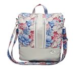 Elegance Női Hátitáska és Válltáska (Színes virágok)