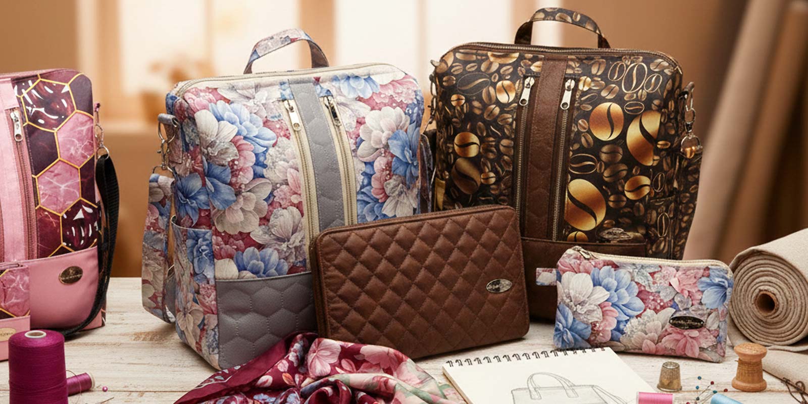 Személyre Szóló Kézműves Női Táska és Pénztárca